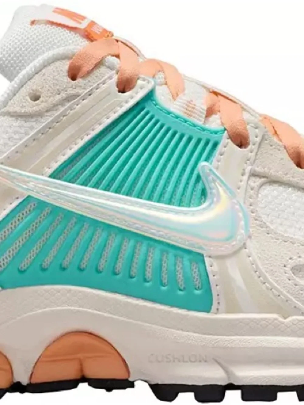 Nike Women’s White Teal & Peach Cushlon Running Shoe